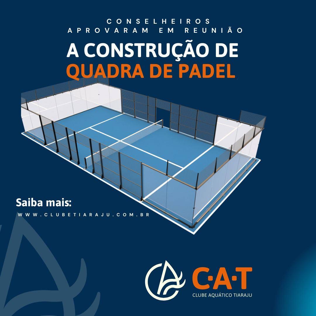 Presidente Julio Anuncia Projeto de Construção de Quadra de Pádel no Clube Tiaraju